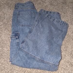 Divided by H&M 90s baggy Cargo Style Jeans high waist size 4